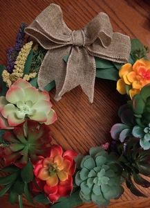 succulent wreath